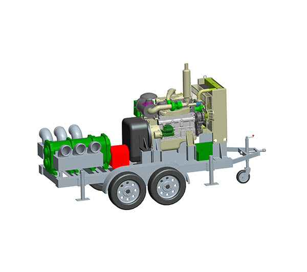 柴油機動力強自吸泵係列